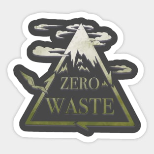 Zero Vaste mountain Sticker